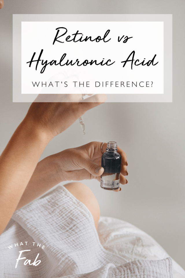 Retinol vs Hyaluronic Acid What's the Difference?