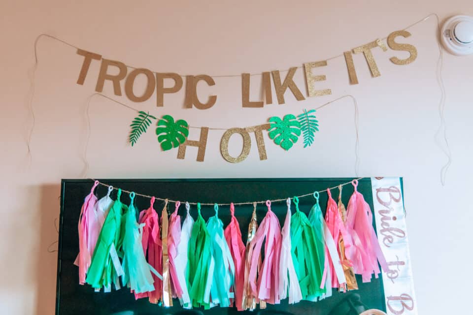 Throw an EPIC Tropical Bachelorette Party | Decor, Gifts & More