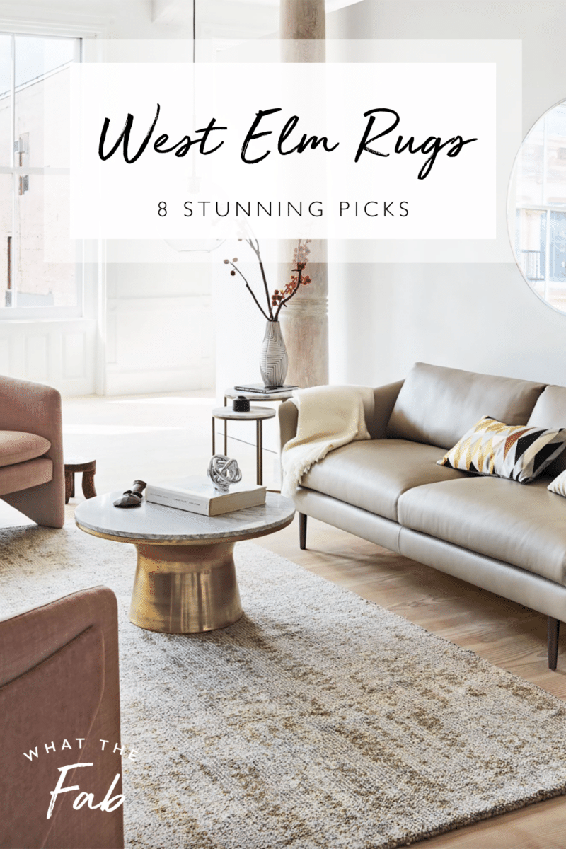 West Elm Rugs 8 STUNNING Picks