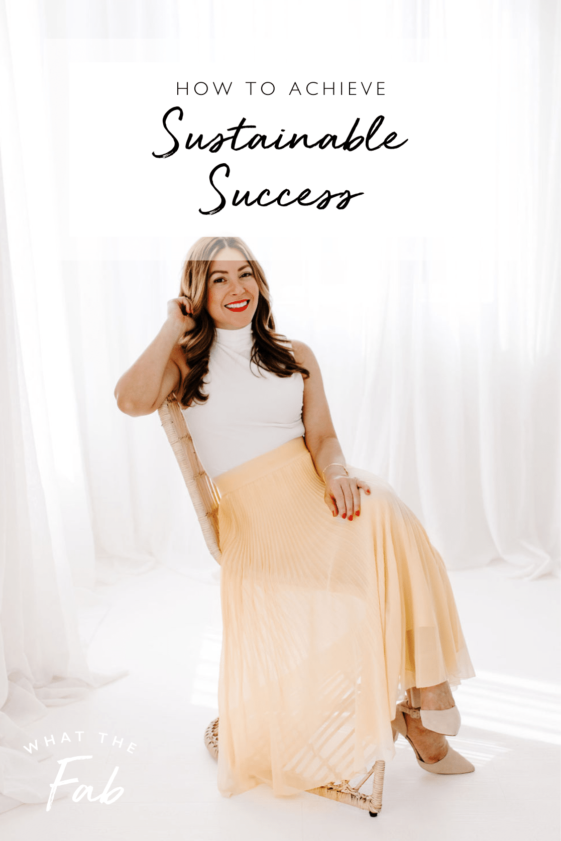 how to achieve sustainable success tiffany napper