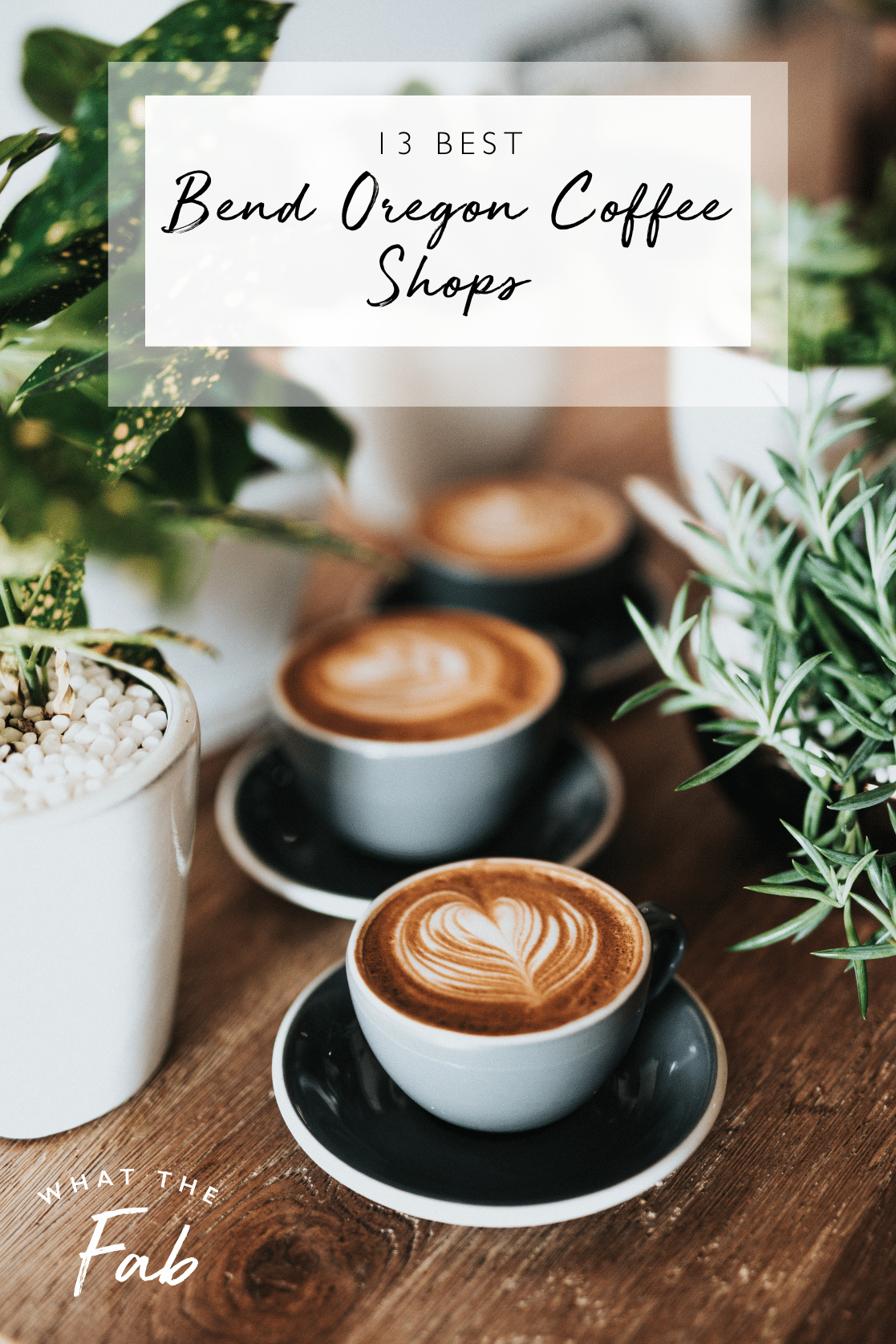 Bend Oregon coffee shops, by travel blogger What The Fab