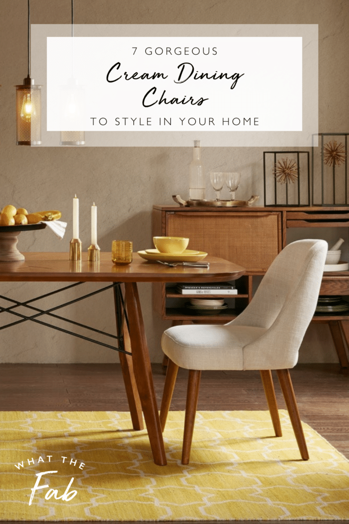 7 Cream Dining Chairs to Style In Your Home