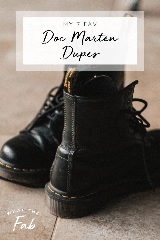 The BEST Doc Marten Dupes - Get The Look For Less!