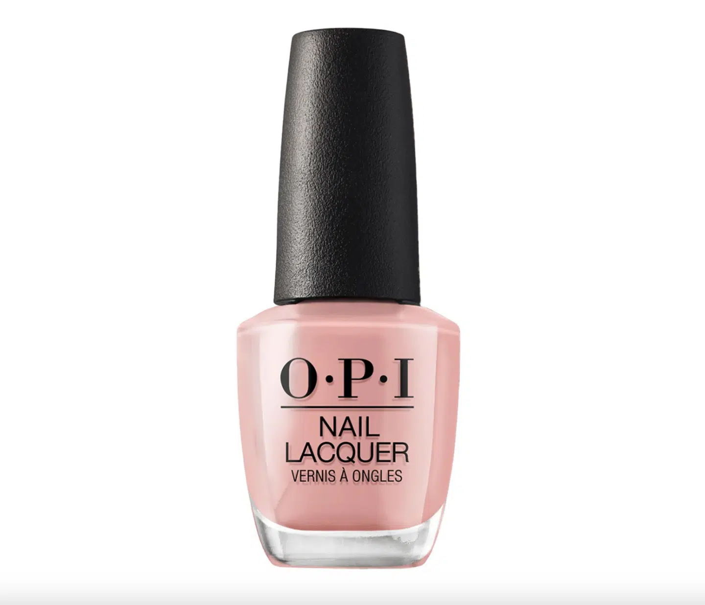 Perfect nude pink nails, by beauty blogger What The Fab