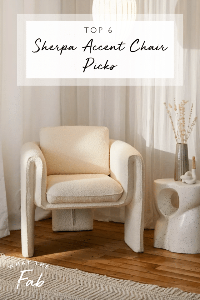 6 GORGEOUS Sherpa Accent Chair Picks