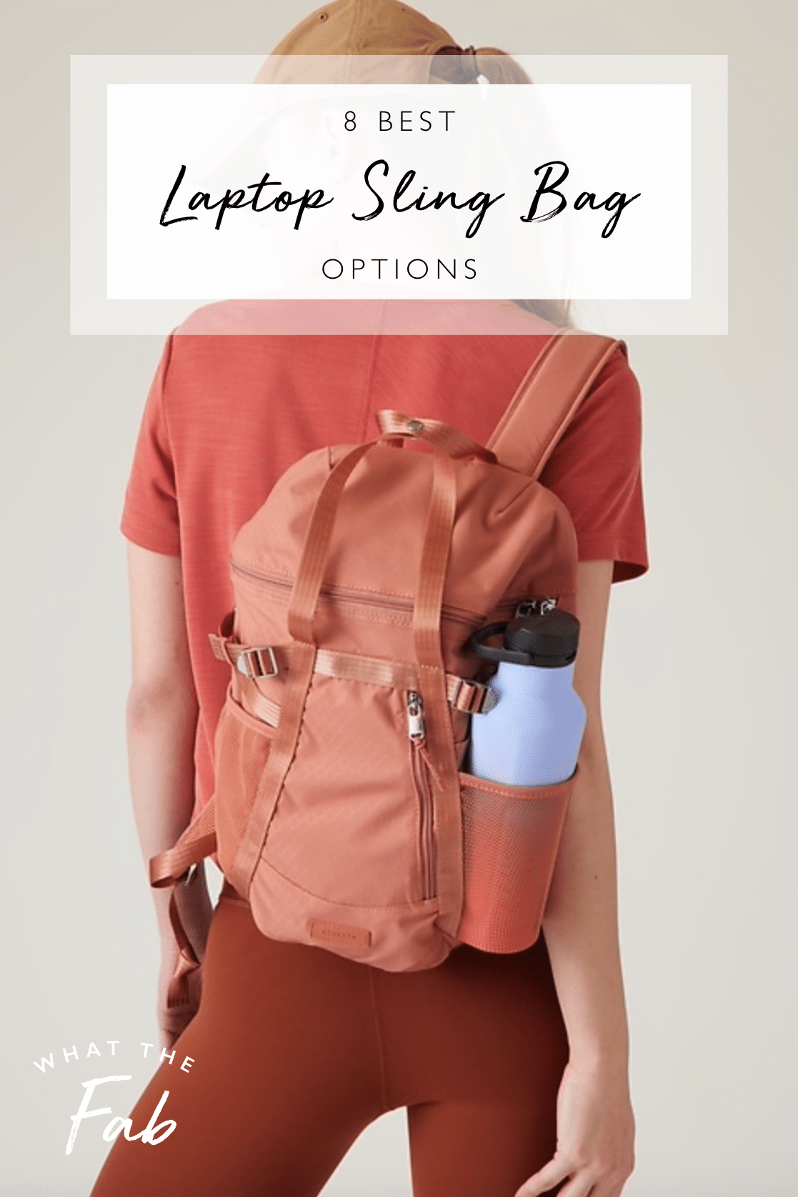 Best laptop sling bag options, by fashion blogger What The Fab
