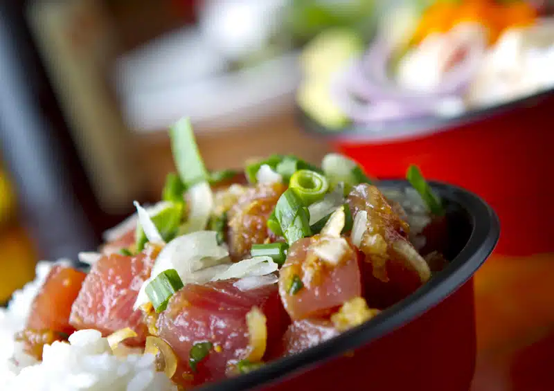 Oahu poke by travel blogger What The Fab
