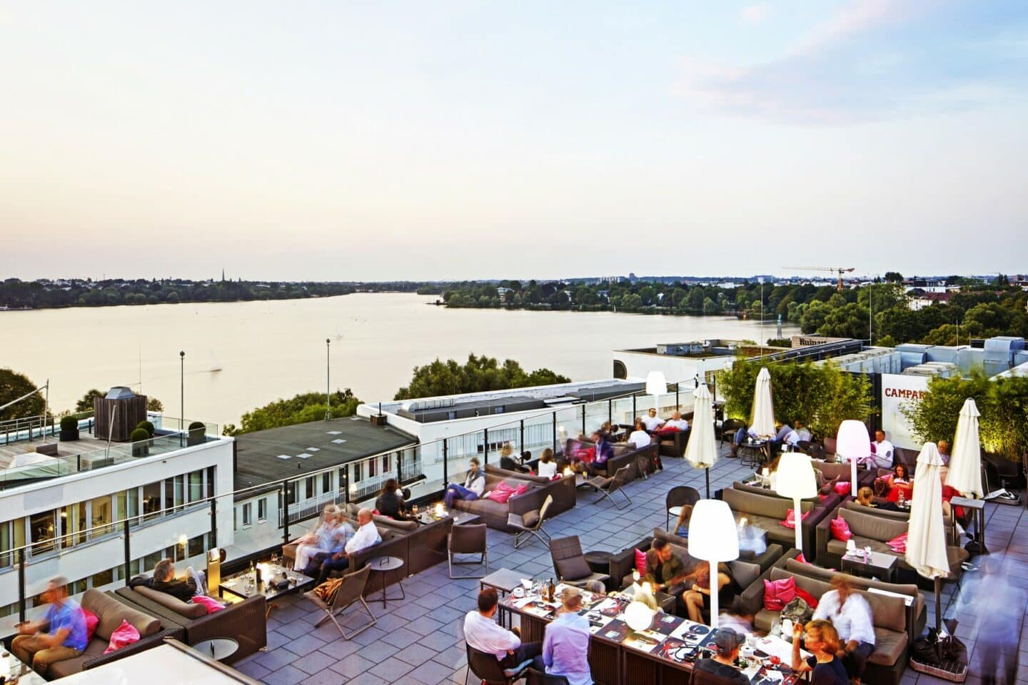 The best rooftop bars in Hamburg by travel blogger What The Fab
