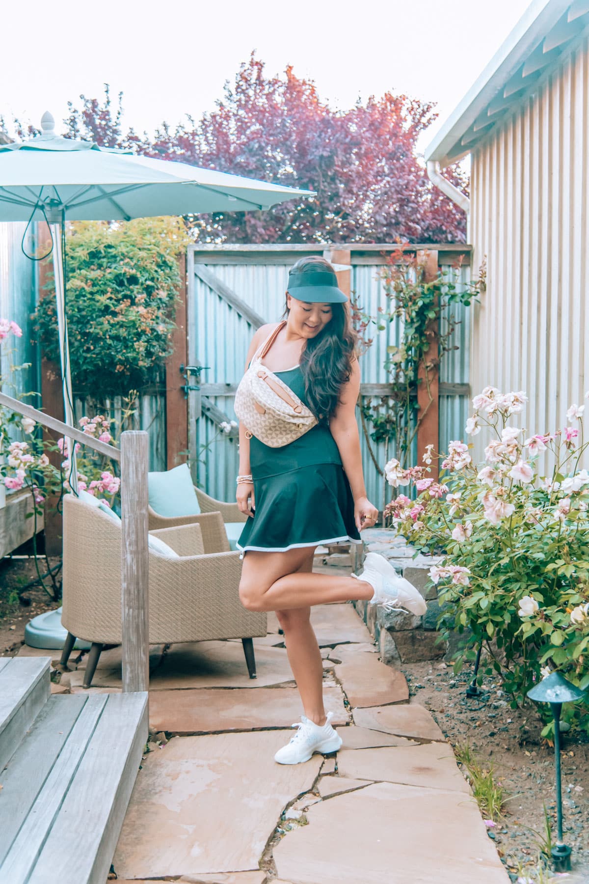 Ellis Mini Tennis Dress In Black