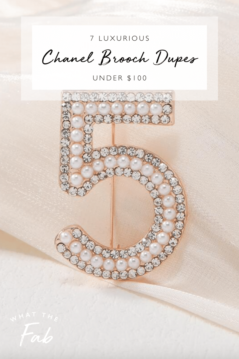 7 SUPER Luxe Chanel Brooch Dupes Under 100