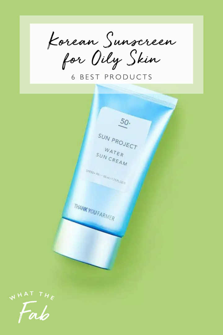 The BEST Korean Sunscreen for Oily Skin Types
