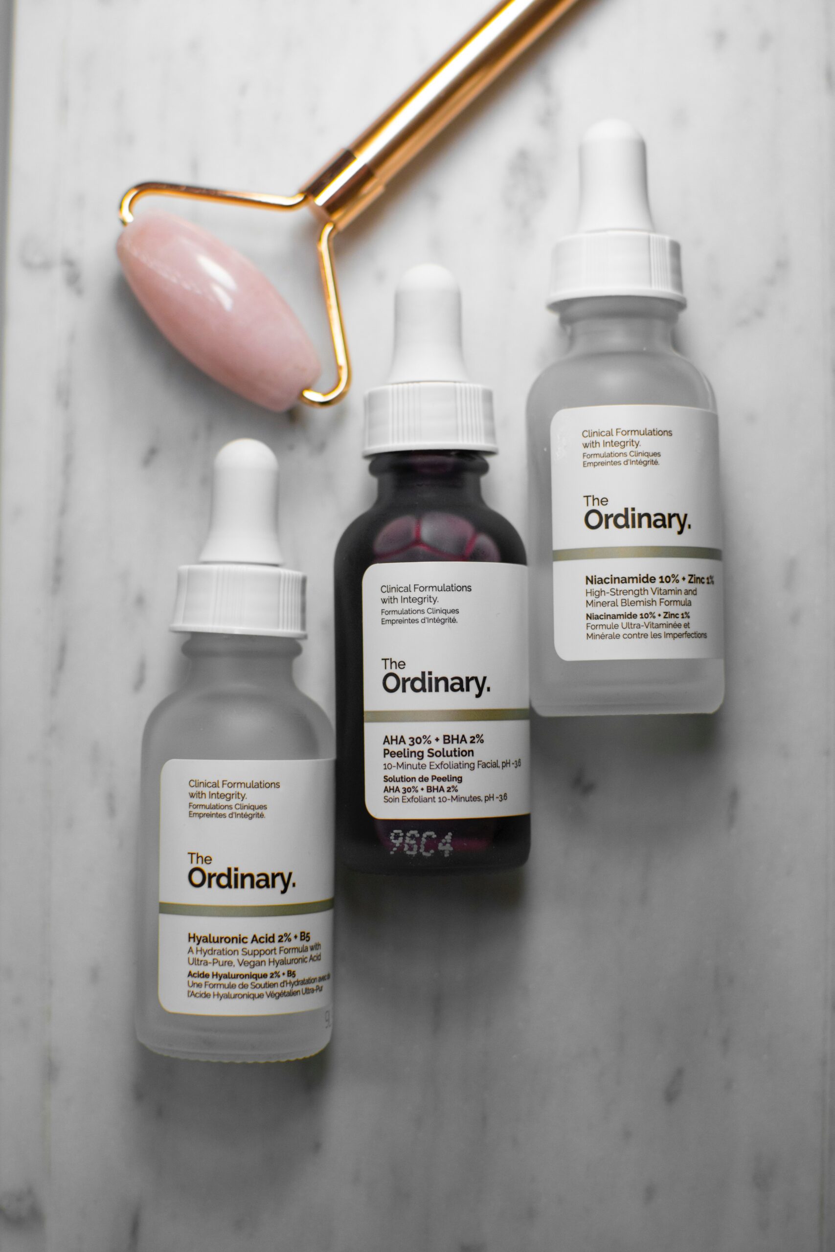 The Ordinary skincare routine products, by beauty blogger What The Fab