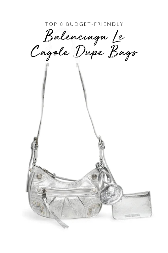 Best Balenciaga Le Cagole dupe bags, by fashion blogger What The Fab