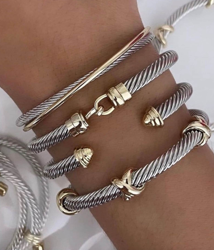 Best David Yurman dupe bracelets, by fashion blogger What The Fab