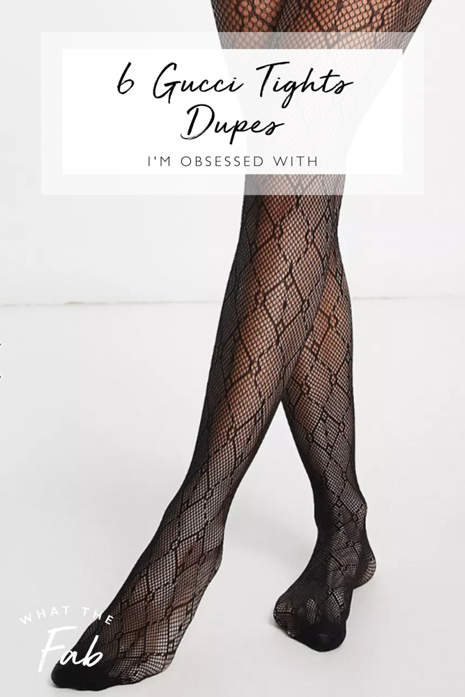 The best Gucci tights dupes, by fashion blogger What The Fab