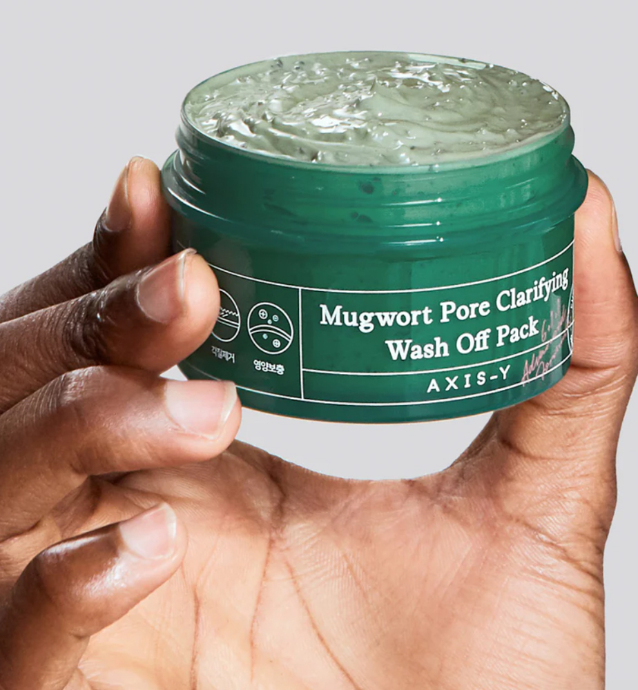Axis Y Mugwort Mask, by beauty blogger What The Fab