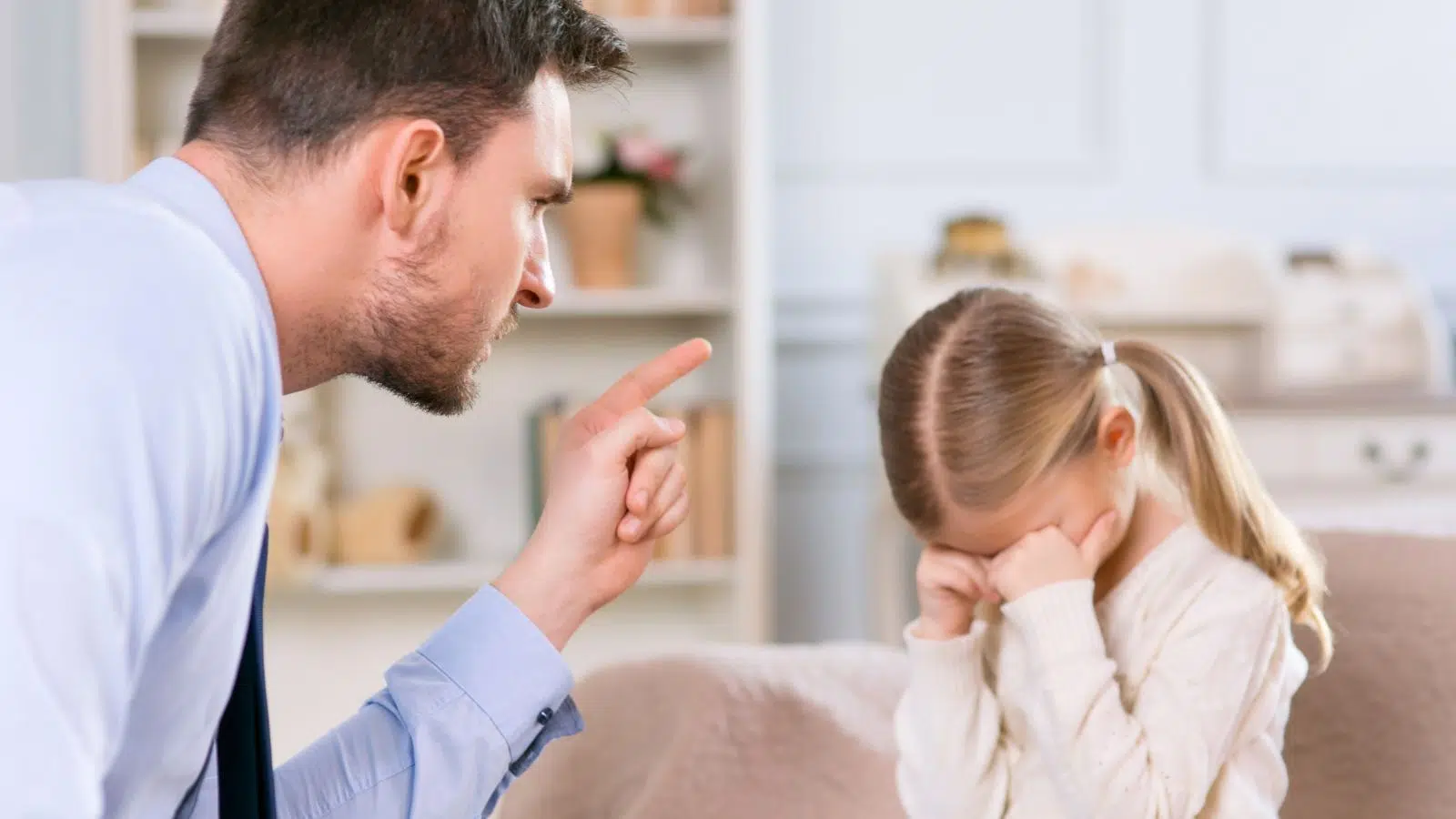 Child yells at parents to get divorced.