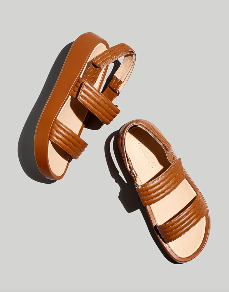 Doc Marten sandals dupe picks, by fashion blogger What The Fab