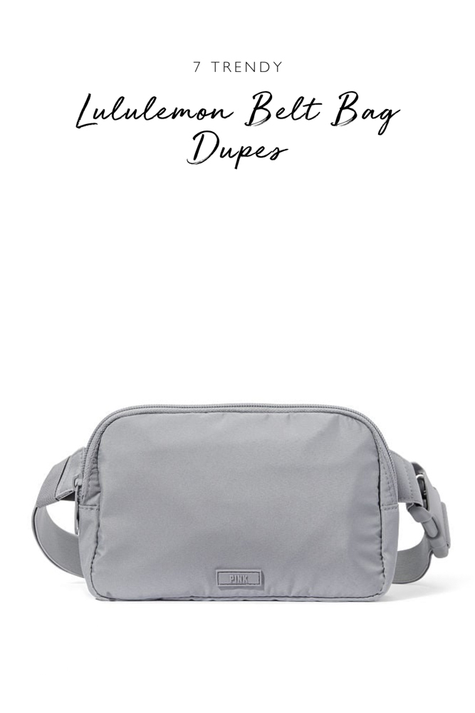 Top Lululemon Belt Bag dupe picks, by fashion blogger What The Fab