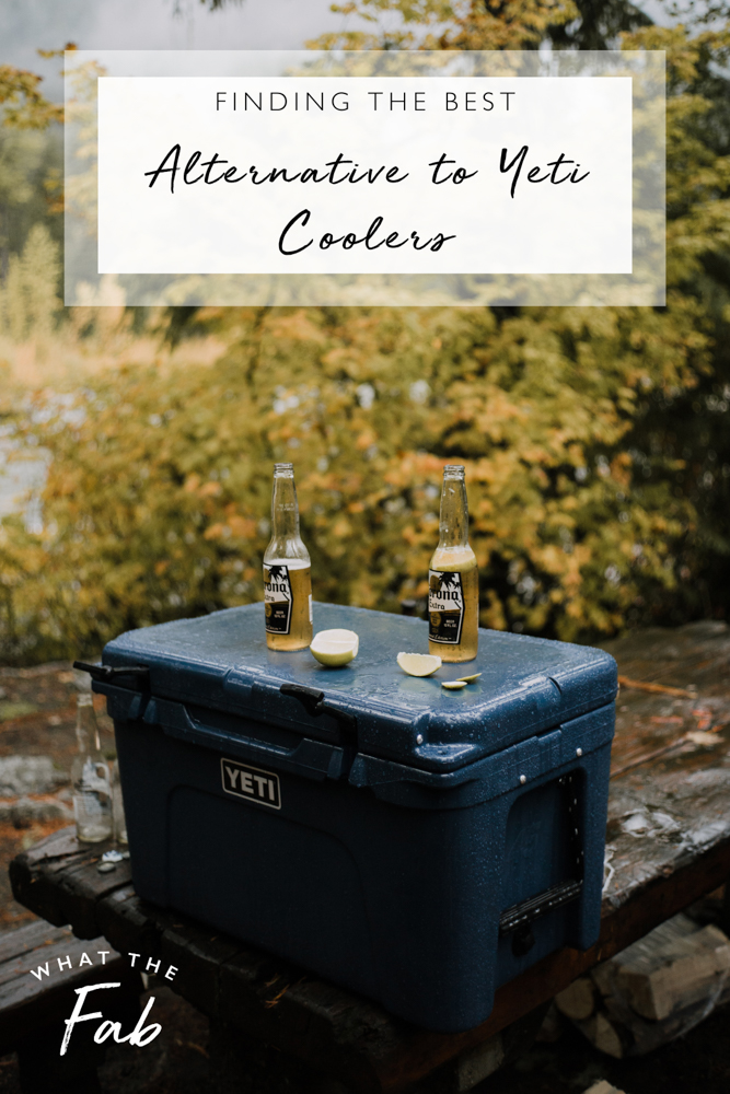 Affordable alternative to Yeti cooler products, by lifestyle blogger What The Fab