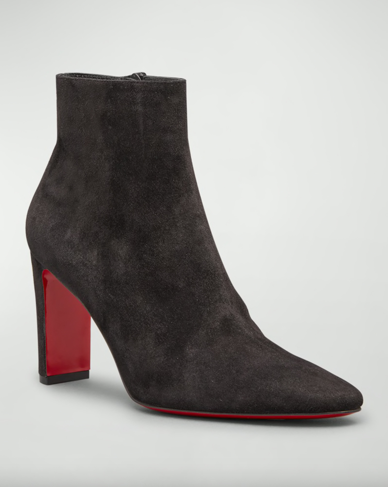 Christian Louboutin ankle boots for fall, by fashion blogger What The Fab