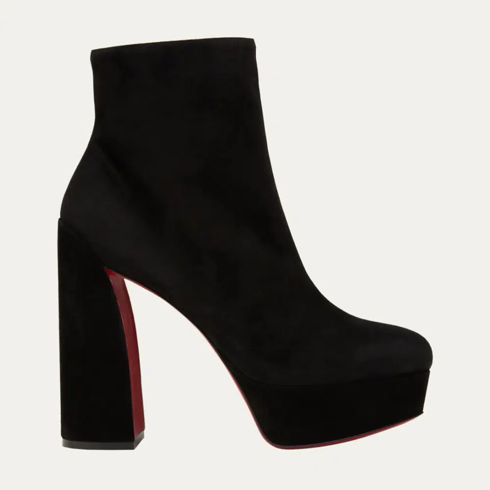 Christian Louboutin ankle boots for fall, by fashion blogger What The Fab