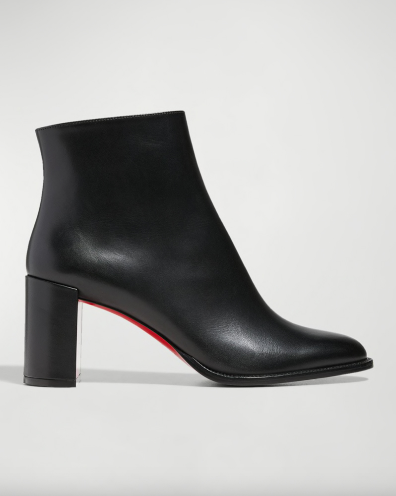 Christian Louboutin ankle boots for fall, by fashion blogger What The Fab