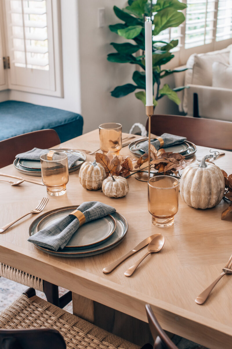 Fall tablescape ideas, by lifestyle blogger What The Fab
