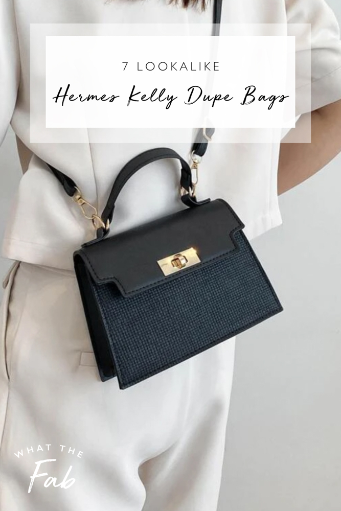 Top Hermes Kelly dupe bags, by fashion blogger What The Fab