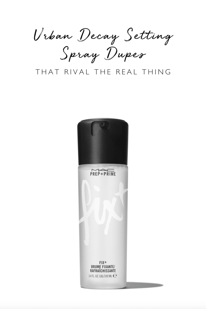 Top Urban Decay Setting Spray dupes, by beauty blogger What The Fab