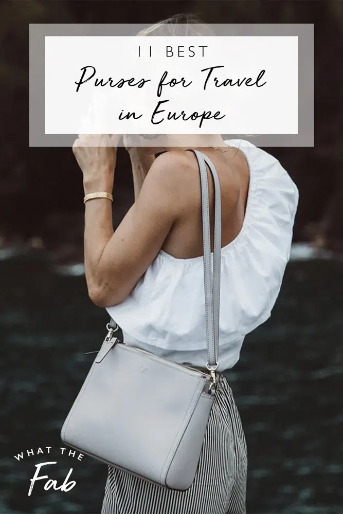 29 best travel purses for Europe - Adventurous Miriam