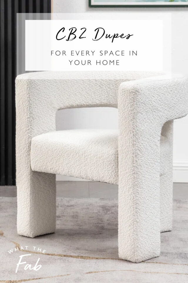 CB2 Dupes For Less to Elevate EVERY Space In Your Home