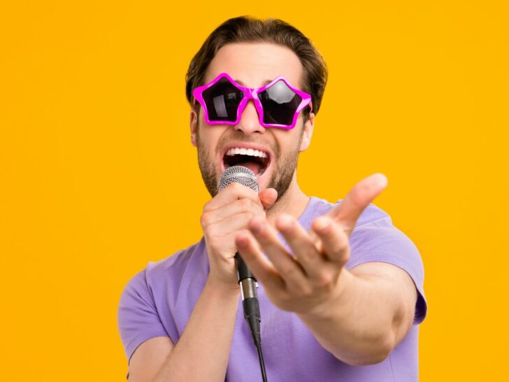 Karaoke songs for men, by lifestyle blogger What the Fab