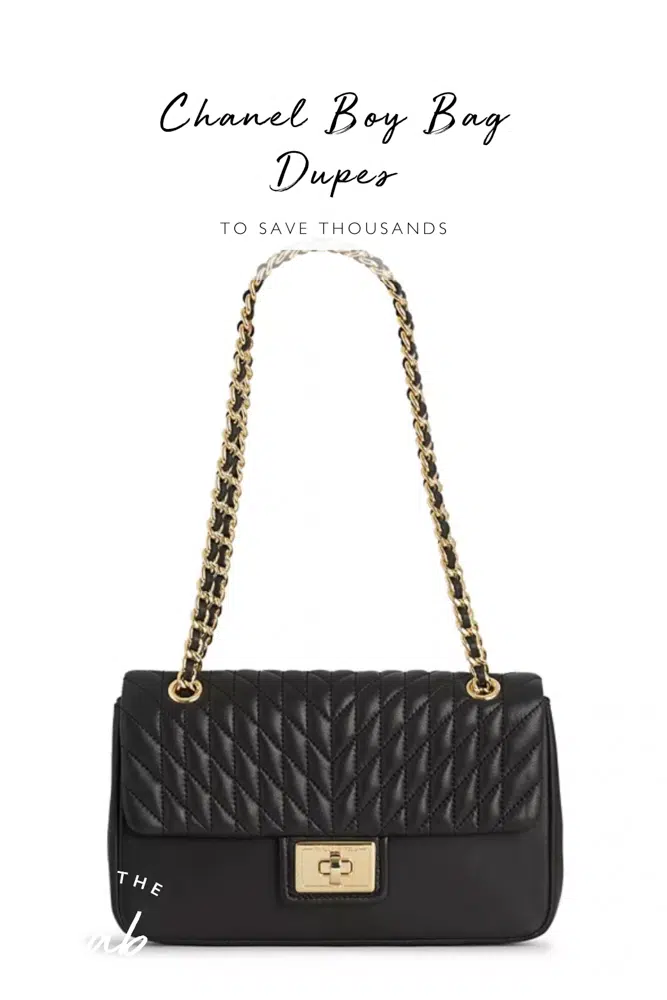 Affordable Chanel Boy Bag dupes, by fashion blogger What The Fab