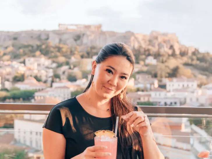 The best rooftop bars Athens, by travel blogger What The Fab