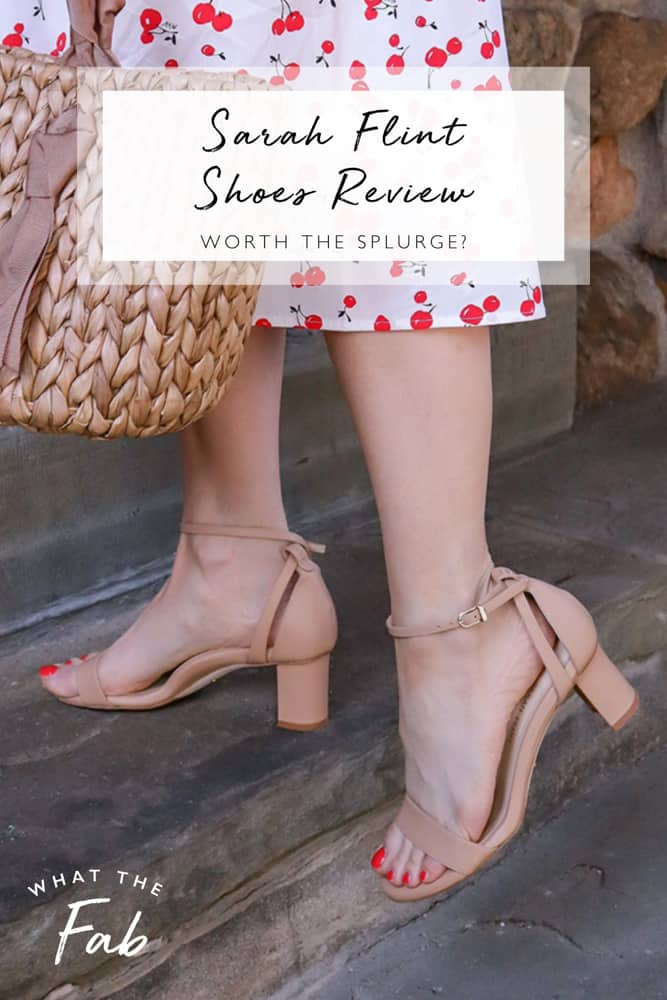 Honest Sarah Flint shoes review, by fashion blogger What The Fab