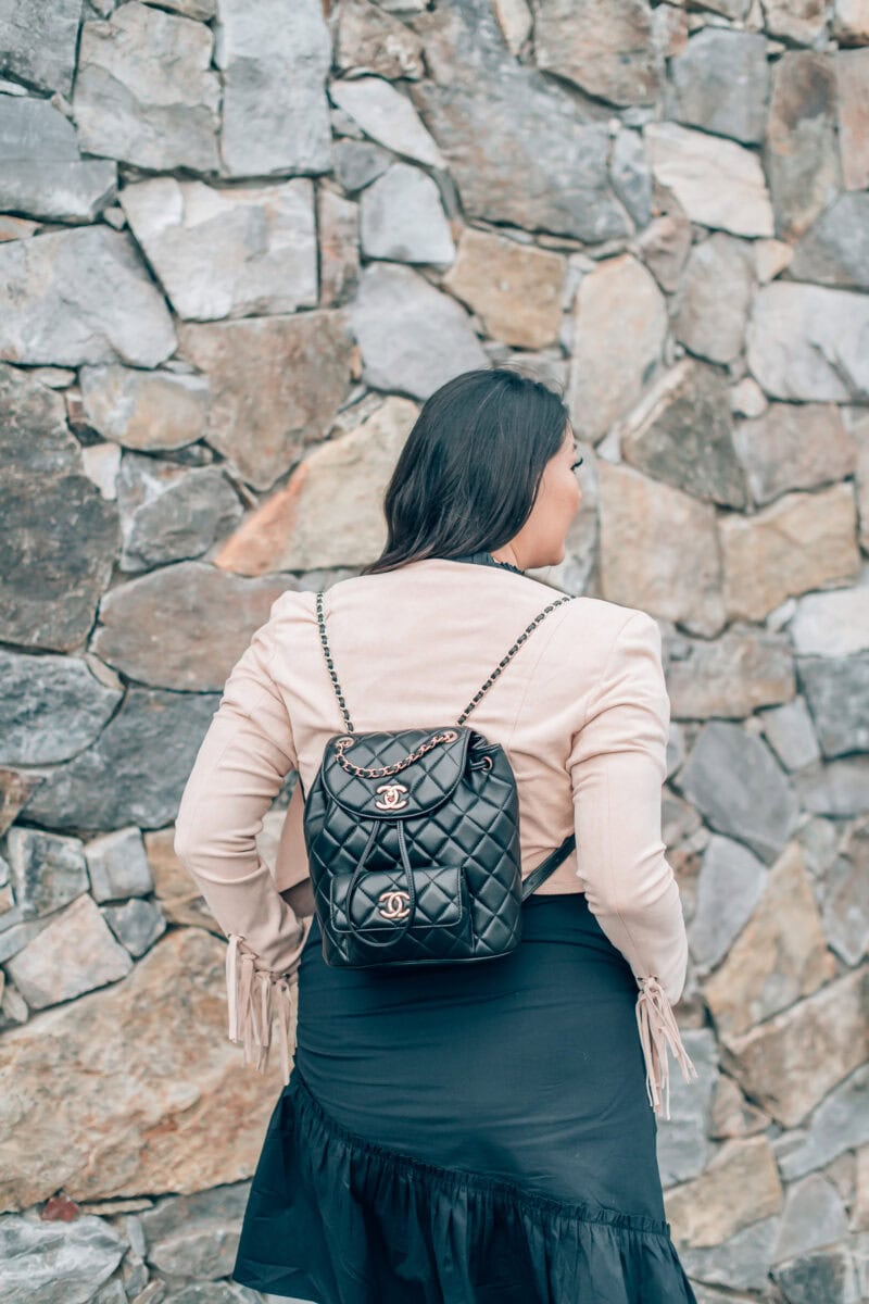 Chanel Backpack Dupe from JuliaBags What The Fab