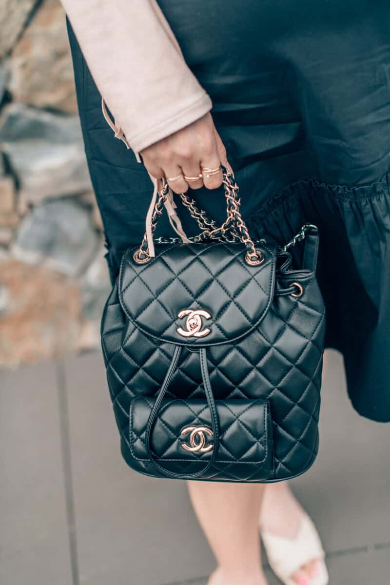 Chanel Backpack Dupe from JuliaBags What The Fab