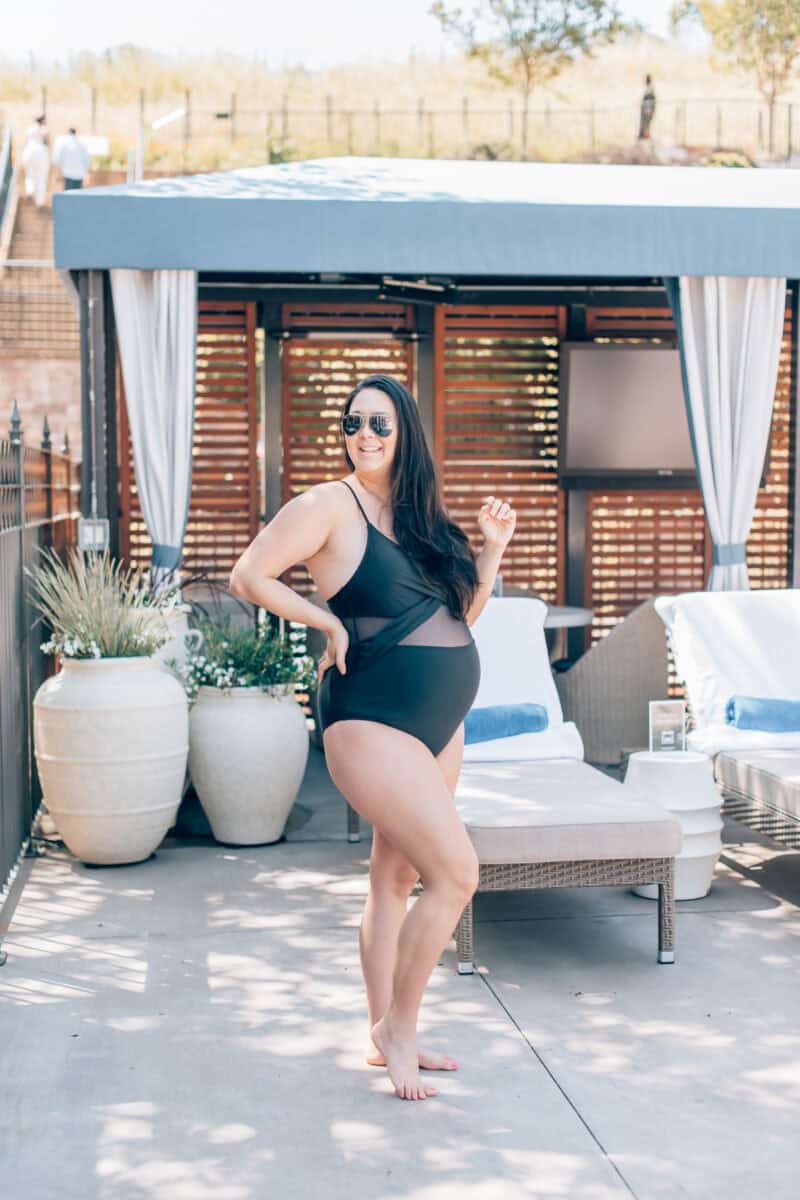 Summery pool day style, by fashion blogger What The Fab