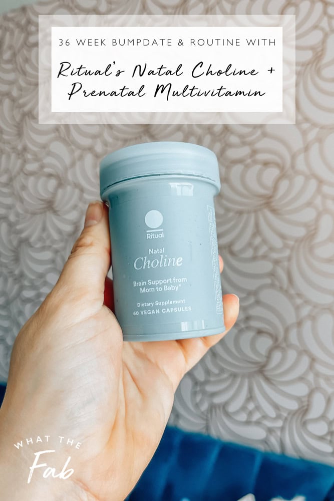 Ritual Natal Choline and Prenatal Multivitamin, by lifestyle blogger What The Fab