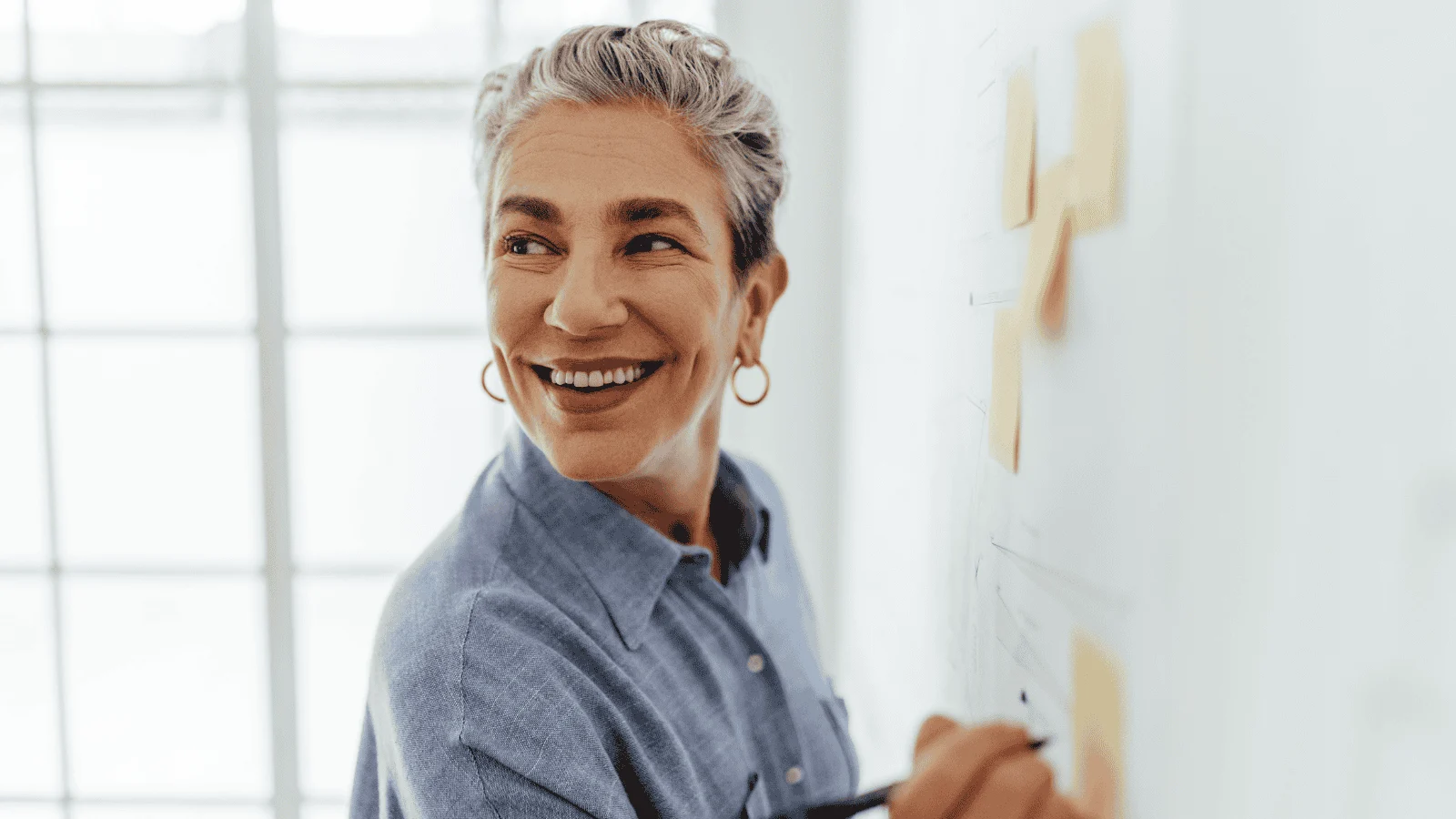 Flattering haircuts for gray hair