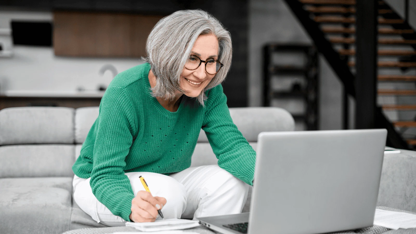 Flattering haircuts for gray hair