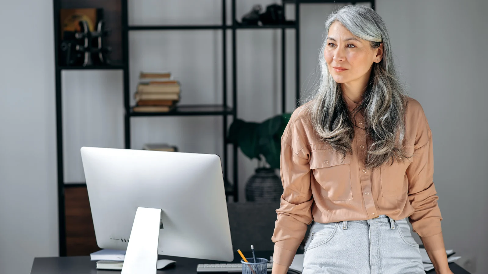 Flattering haircuts for gray hair