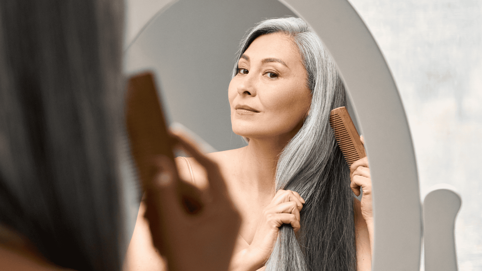 Flattering haircuts for gray hair