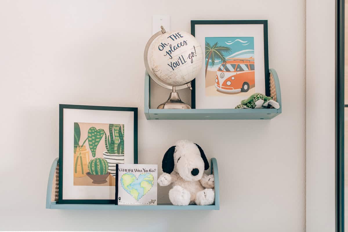 Travel-themed nursery, by lifestyle blogger What The Fab