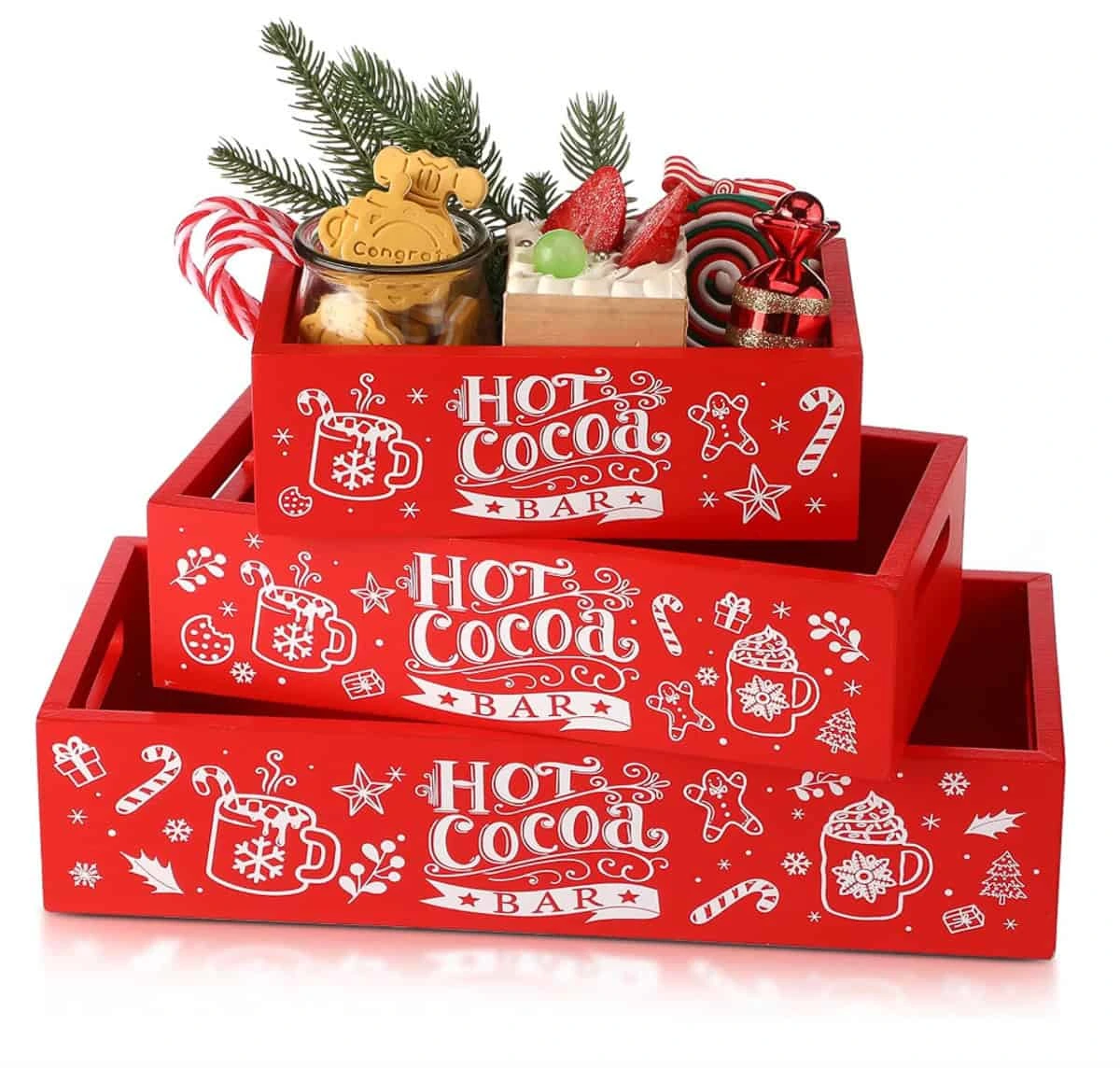 Festive hot chocolate bar, by lifestyle blogger What The Fab