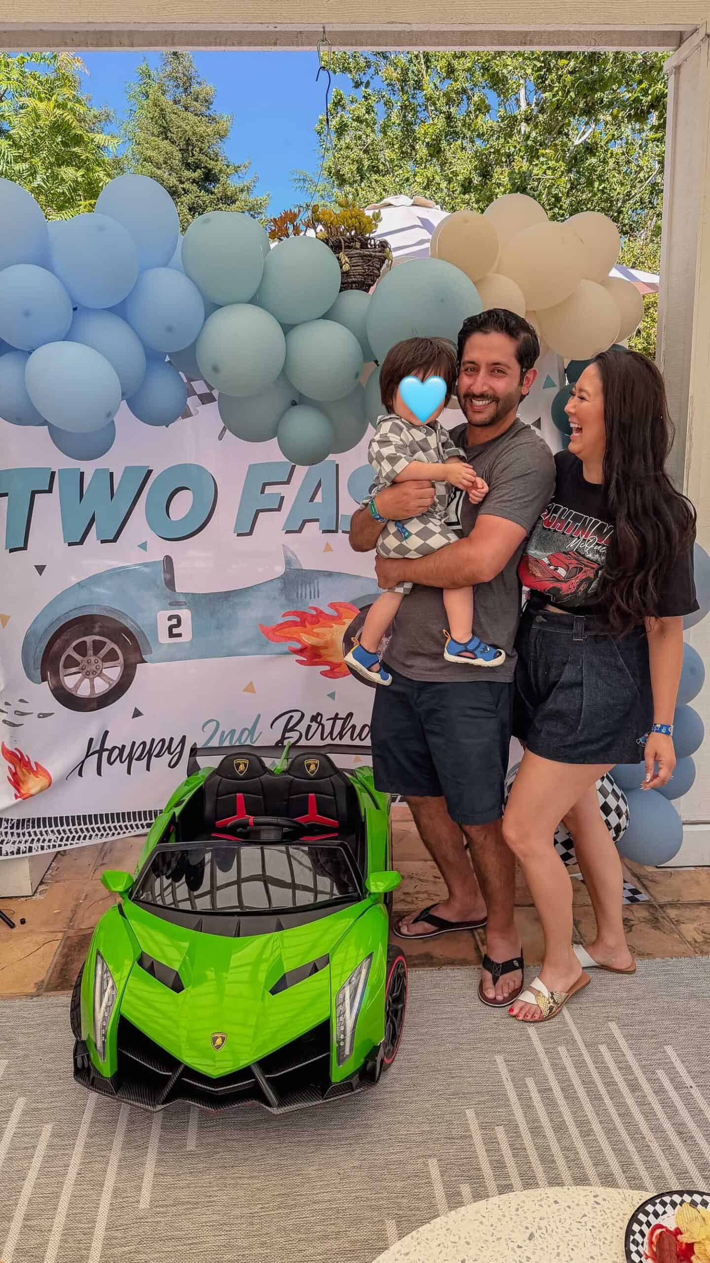 Two Fast birthday party theme, by lifestyle blogger What The Fab