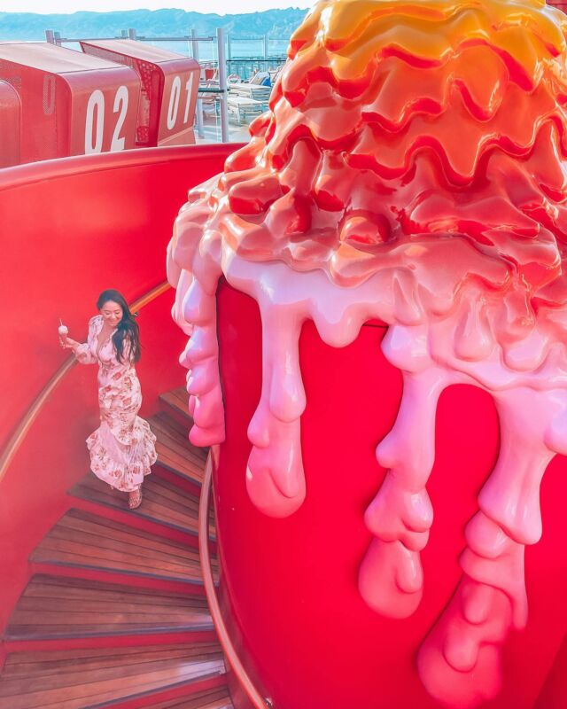 Lick me til ice cream 😜🍦

The food on @virginvoyages is unreal. 20-something different eateries, including sit-down restaurants, 6-course tasting menus, an ice cream bar, grab-and-go sushi and everything in between…all delicious and included in your cruise. 🤯 

Big ups to my girl @missmoorestyle for scouting out all the best photo spots & recommending the best restaurants onboard when she was on this ship just a few months ago! Makin my job easy for me lol. 🙌🏼📷

#virginvoyages #cruisefood #travelblogs #sheisnotlost #outatsea